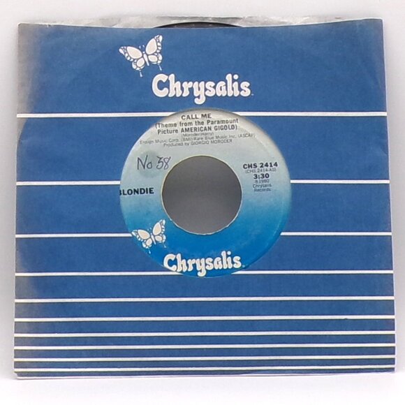 Call Me by Blondie 45 Record - Picture 1 of 6